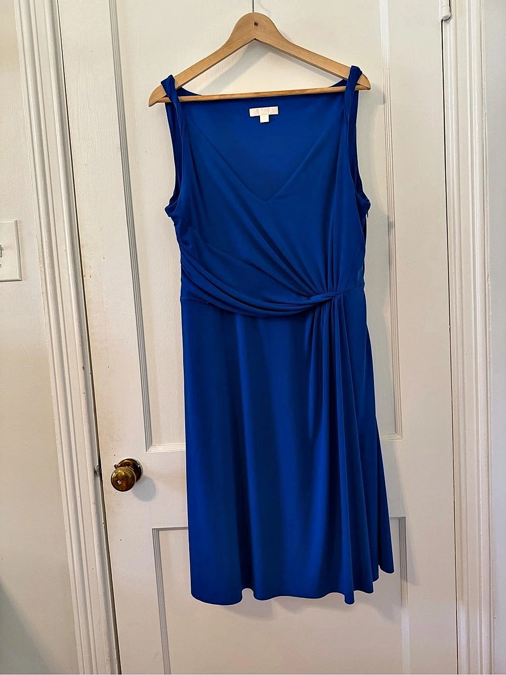 Ann Taylor Blue Midi Dress US 12